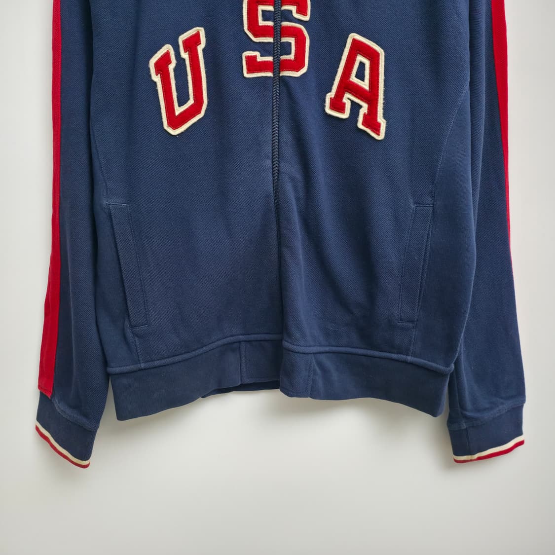 [L] 폴로 랄프로렌 USA 집업 가디건 네이비 상품이미지4