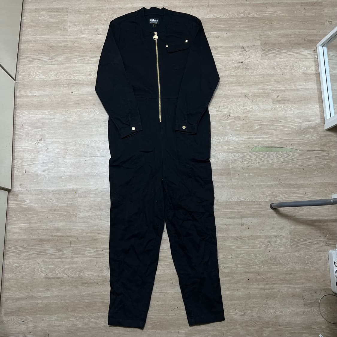 바버 인터내셔널 여성 바이크웨어 워크웨어 집업 점프수트 [블랙] S/90 상품이미지1