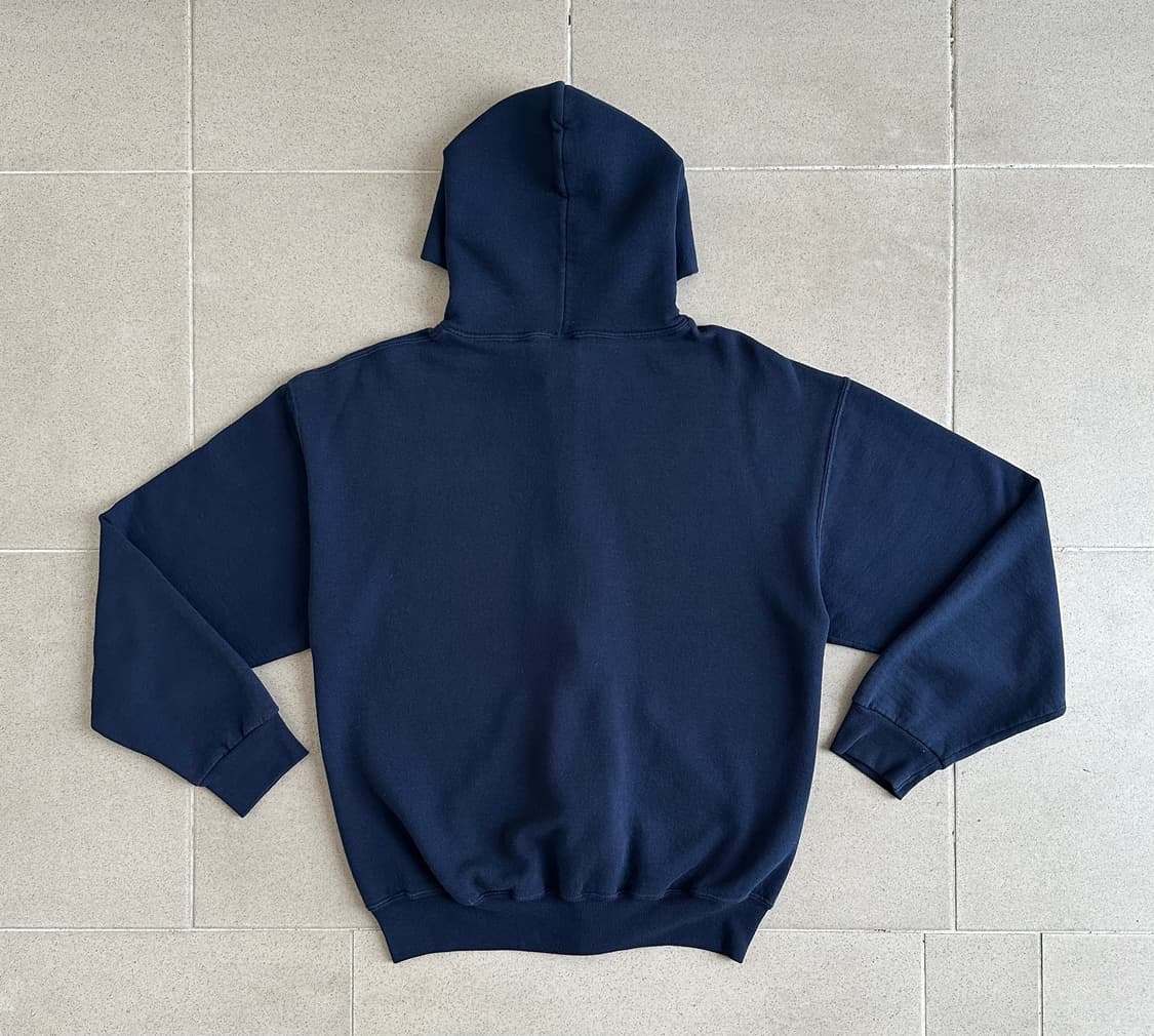 90s 빈티지 러셀 후드집업 네이비 M 상품이미지2