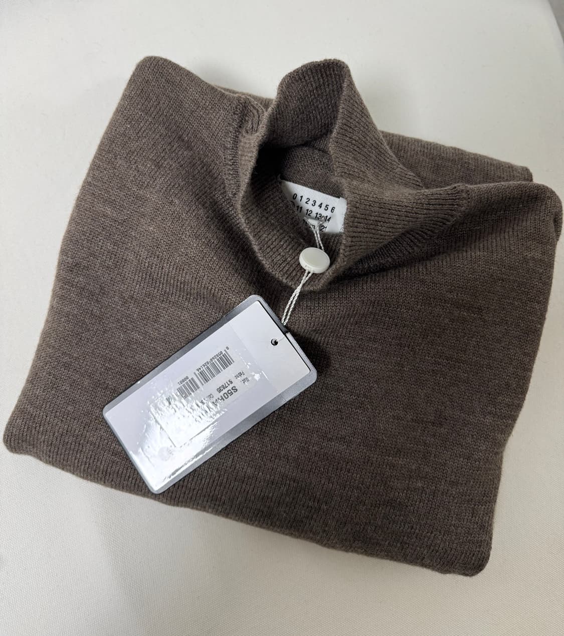 메종 마르지엘라 엘보패치 터틀넥 니트 M 상품이미지5