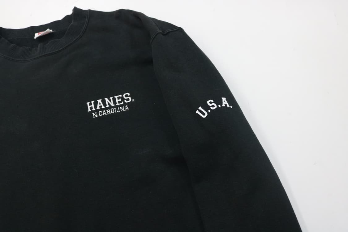 Hanes 헤인즈 빈티지 노스캐롤라이나 레터링 스웨트셔츠 (L) 상품이미지6