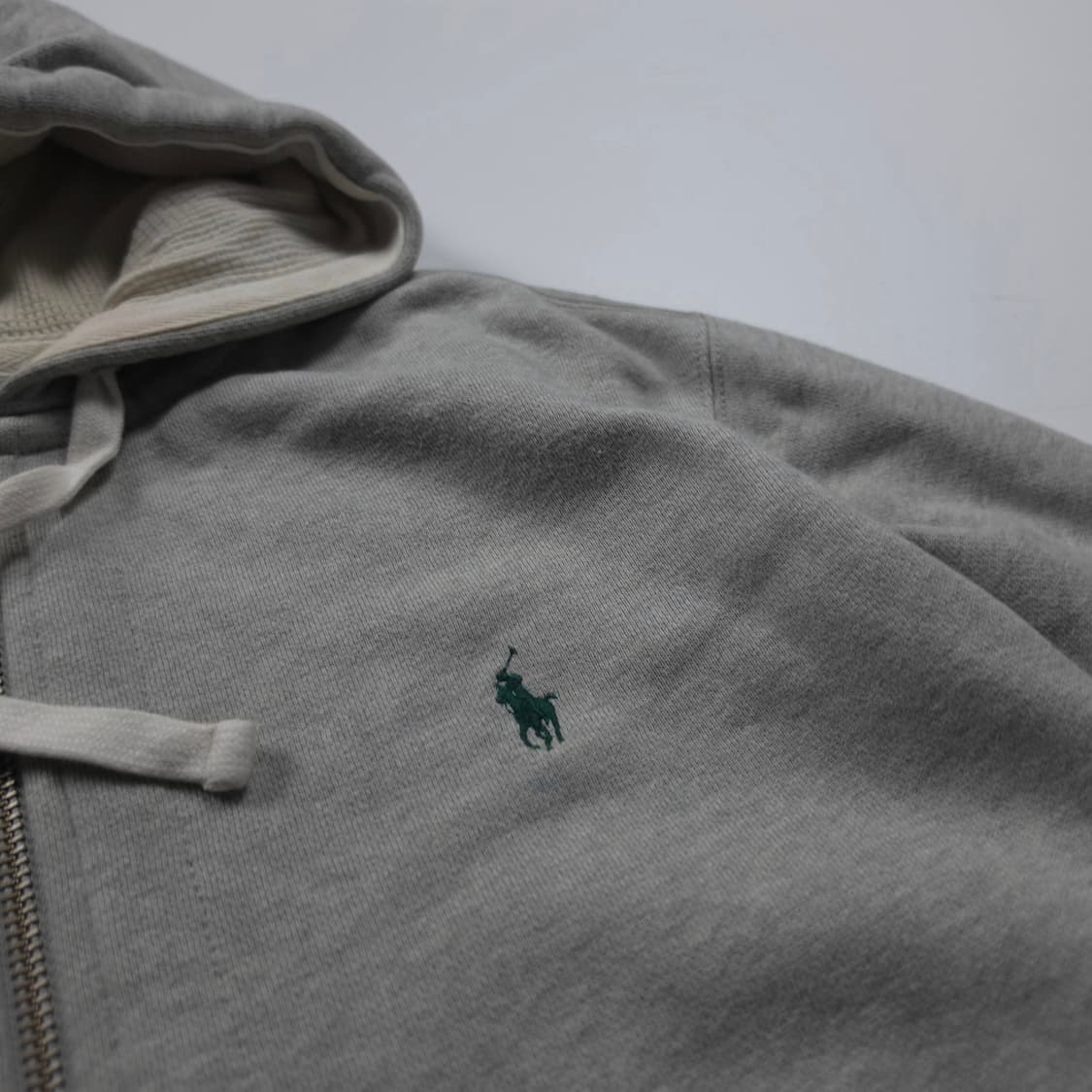 폴로 랄프로렌 포니 로고 써멀 스웻 후드집업 (L) 상품이미지3
