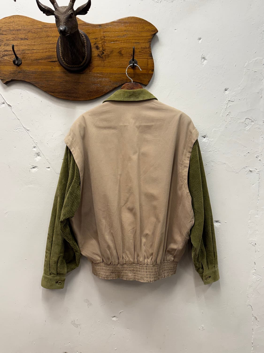F) 8-90s Japan Corduroy Mix Patch Bomber 상품이미지5