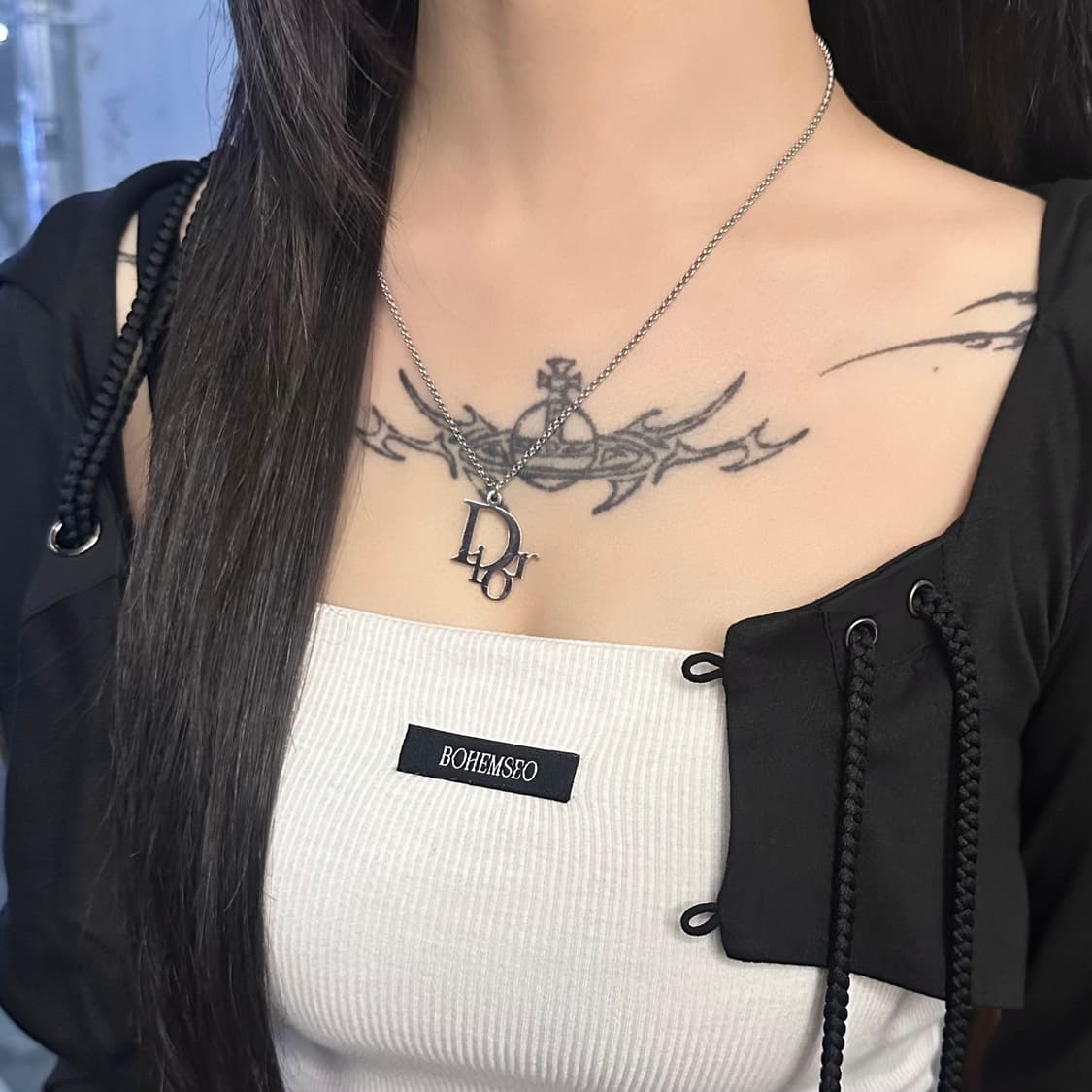 디올 볼드 오블리크목걸이 상품이미지4