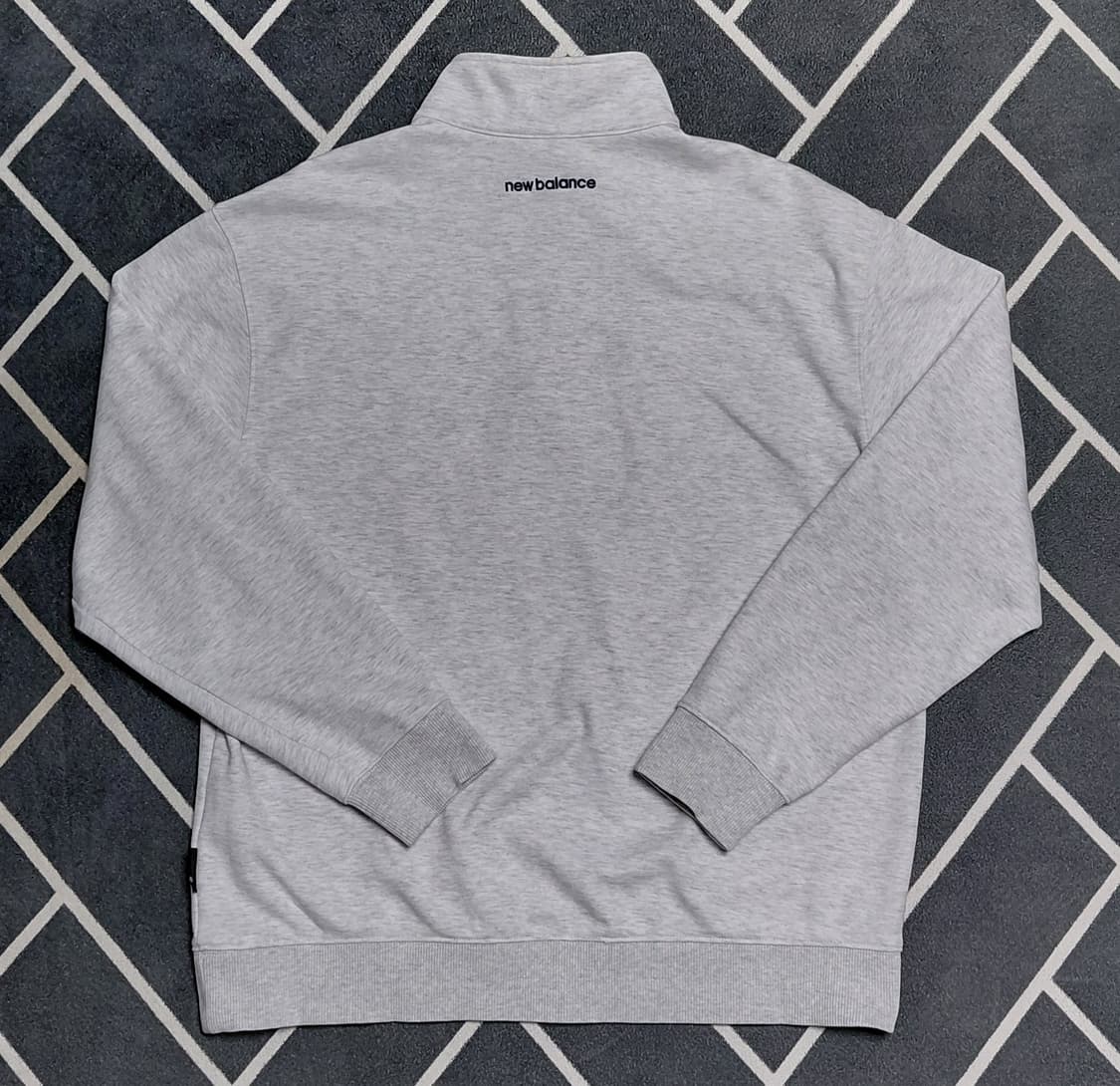 [XL/105] 뉴발란스 하프 집업 맨투맨 (라이트 그레이) 상품이미지7