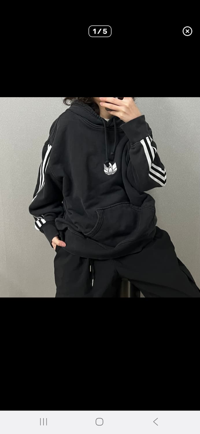 아디다스 루즈핏 후드티 L 상품이미지2