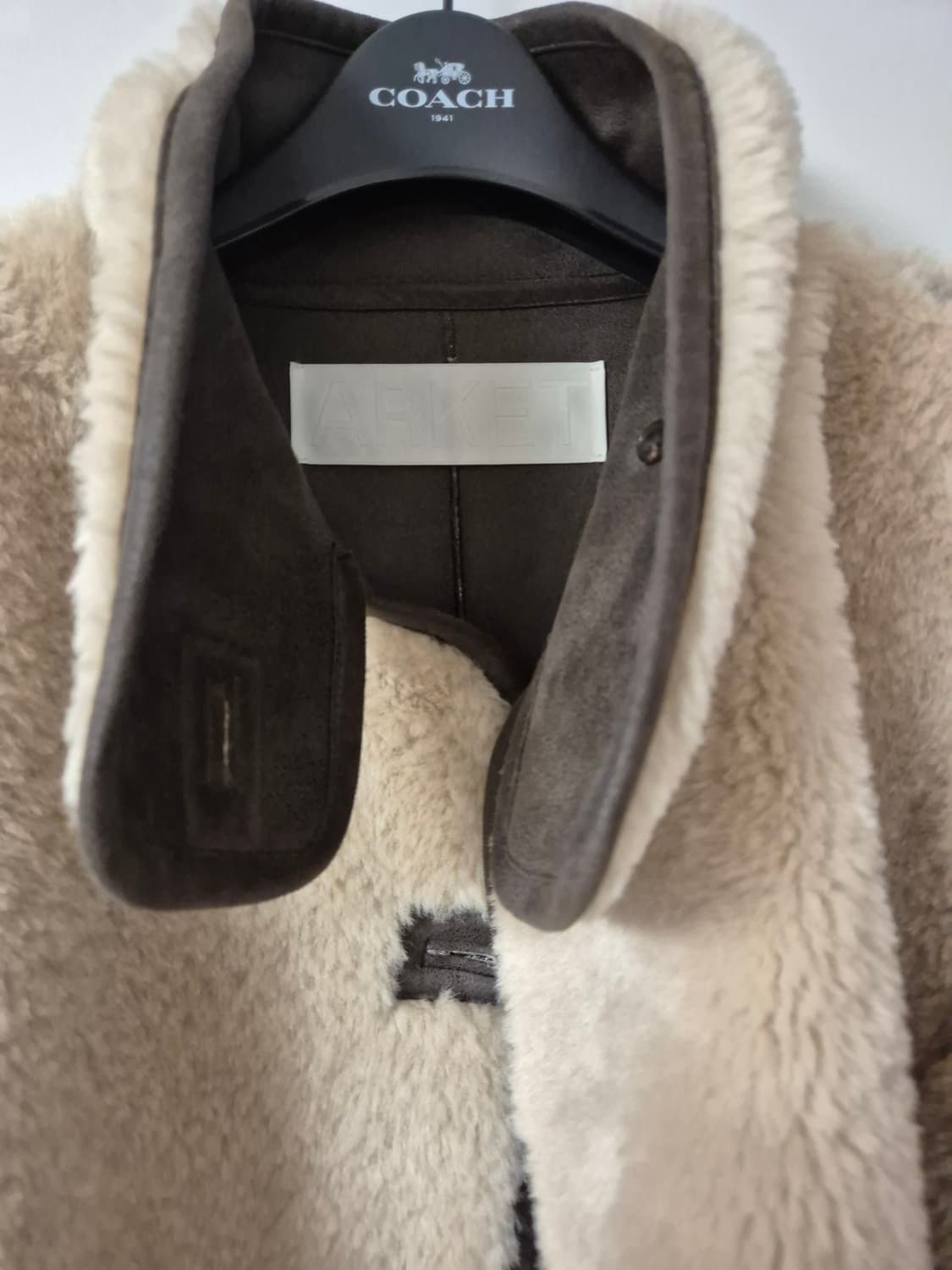 아르켓 무스탕 포퍼자켓 23년형 s사이즈  상품이미지6