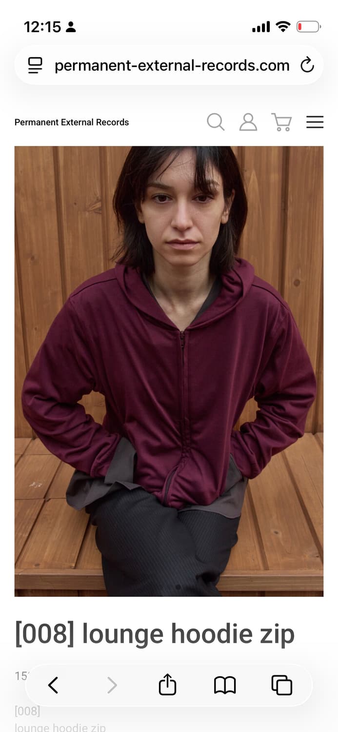 [008] lounge hoodie zip 상품이미지1