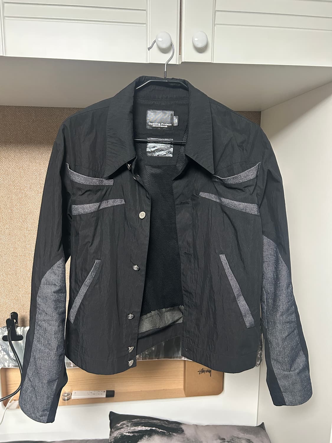 Opening Project Wave Mix 트러커 자켓 상품이미지2