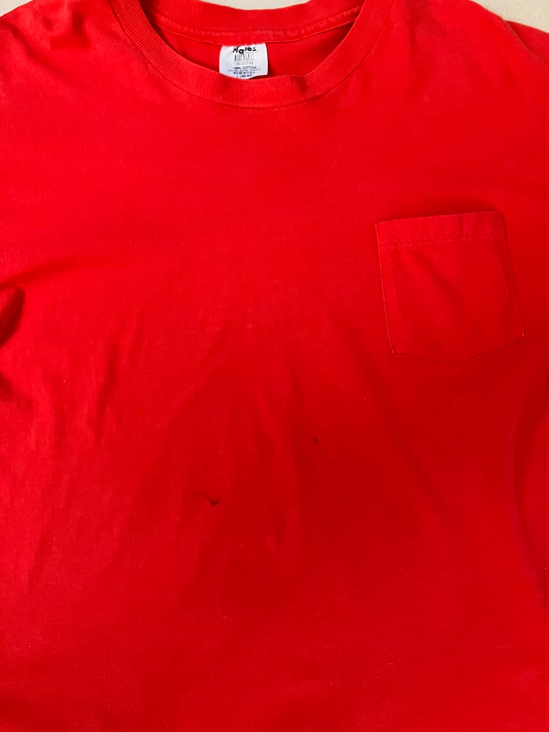 90s hanes pocket tee (single/usa) 상품이미지3