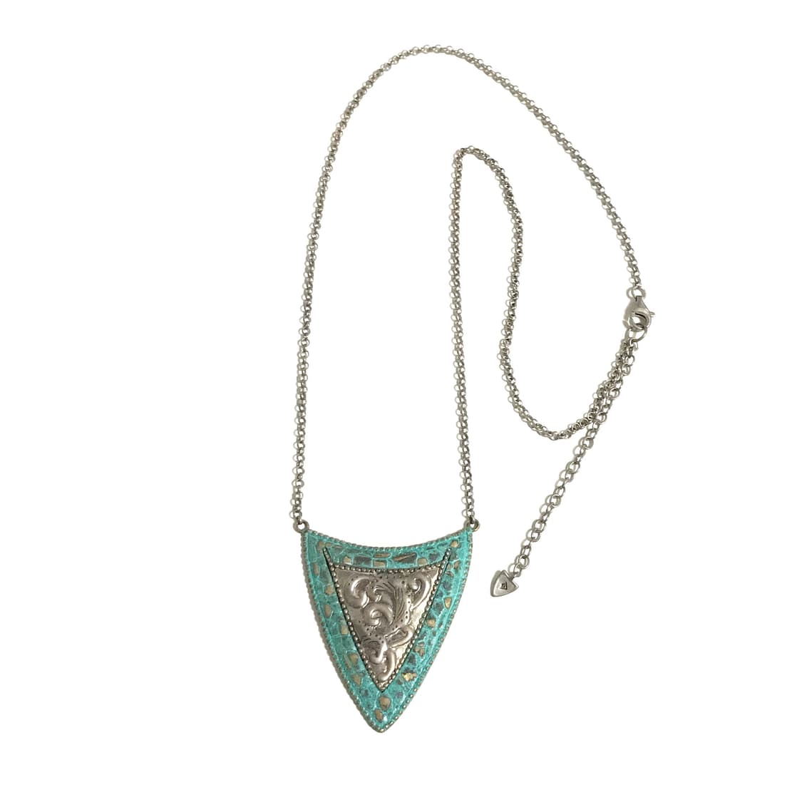 일본 빈티지 목걸이 민트 방패 쉴드 그런지 페어리 엔틱 보헤미안 히피 상품이미지1