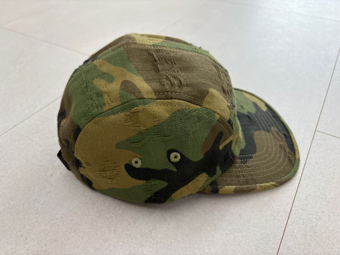 슈프림 자카드 로고 데님 캠프캡 우드랜드 카모 - 25FW 상품이미지4