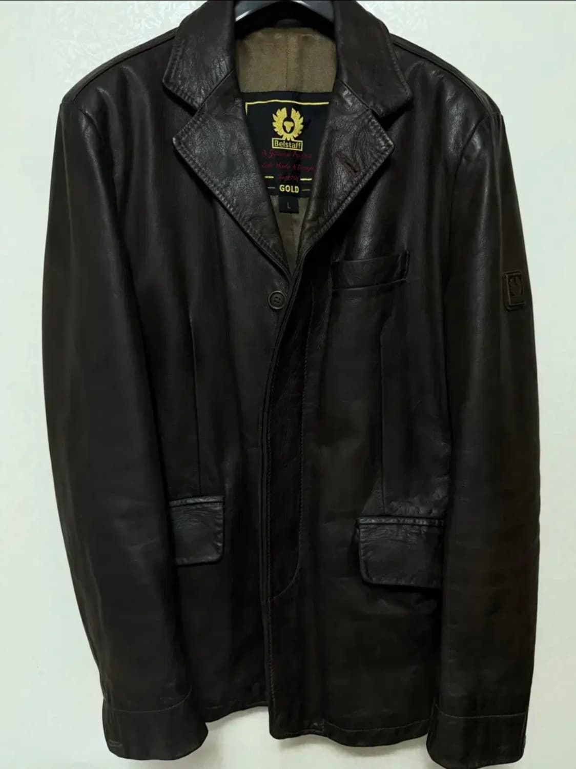 벨스타프 belstaff 골드라벨 마틴레더자켓 L 상품이미지1