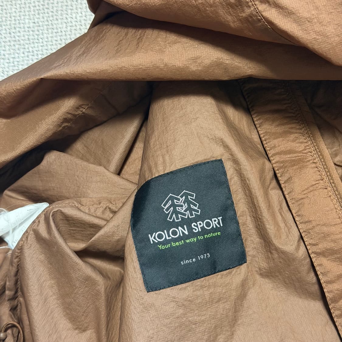 코오롱스포츠 경량 바람막이 자켓 상품이미지3