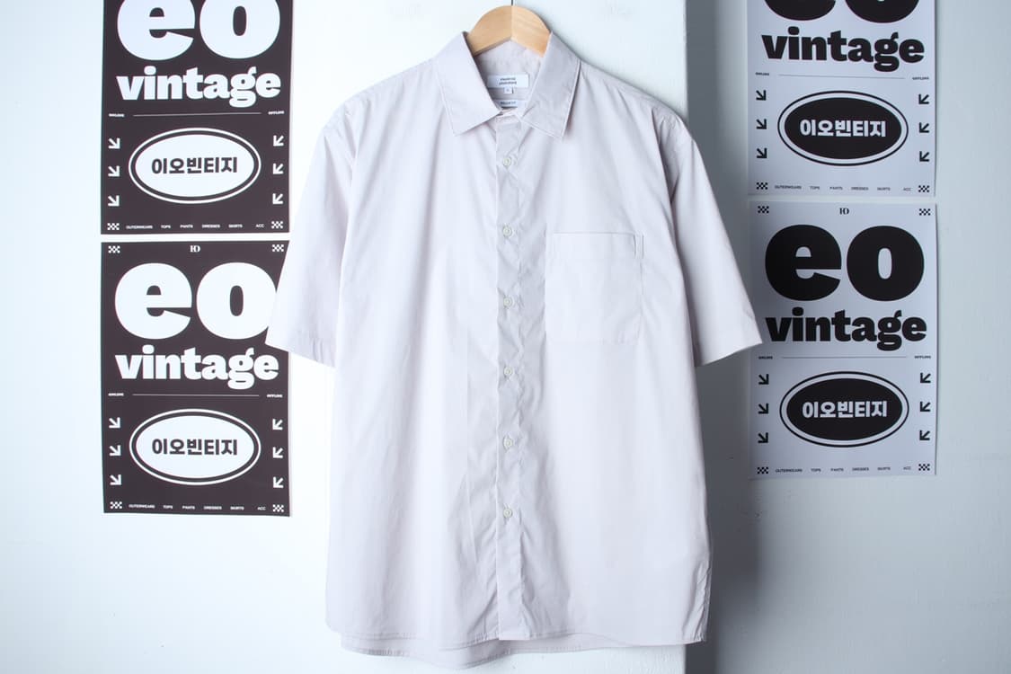 (L-XL) 무신사 스탠다드 반팔 카라 티셔츠 셔츠 남방-H3H33793 상품이미지2