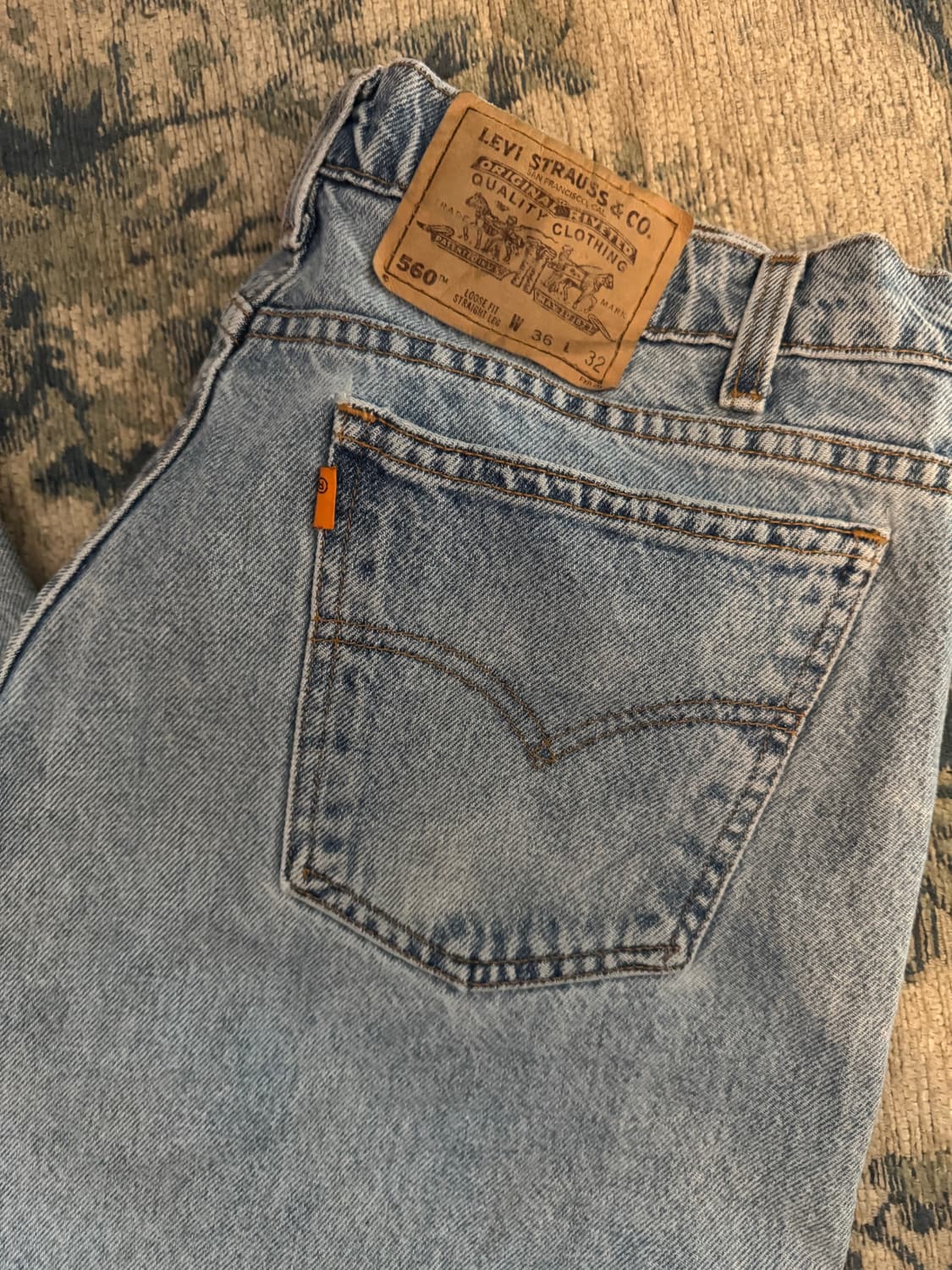 리바이스 560 오렌지탭 96s 블랭크탭 상품이미지2