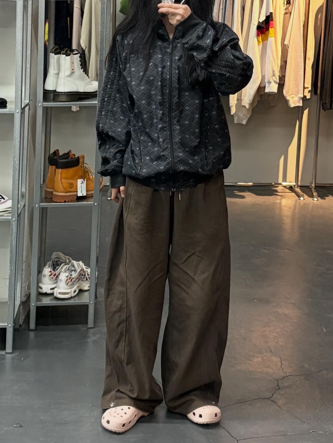 아디다스 멀티로고 후드 바람막이 A2052 상품이미지1
