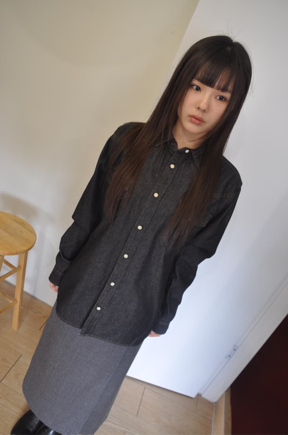 데님 웨스턴 셔츠 상품이미지2