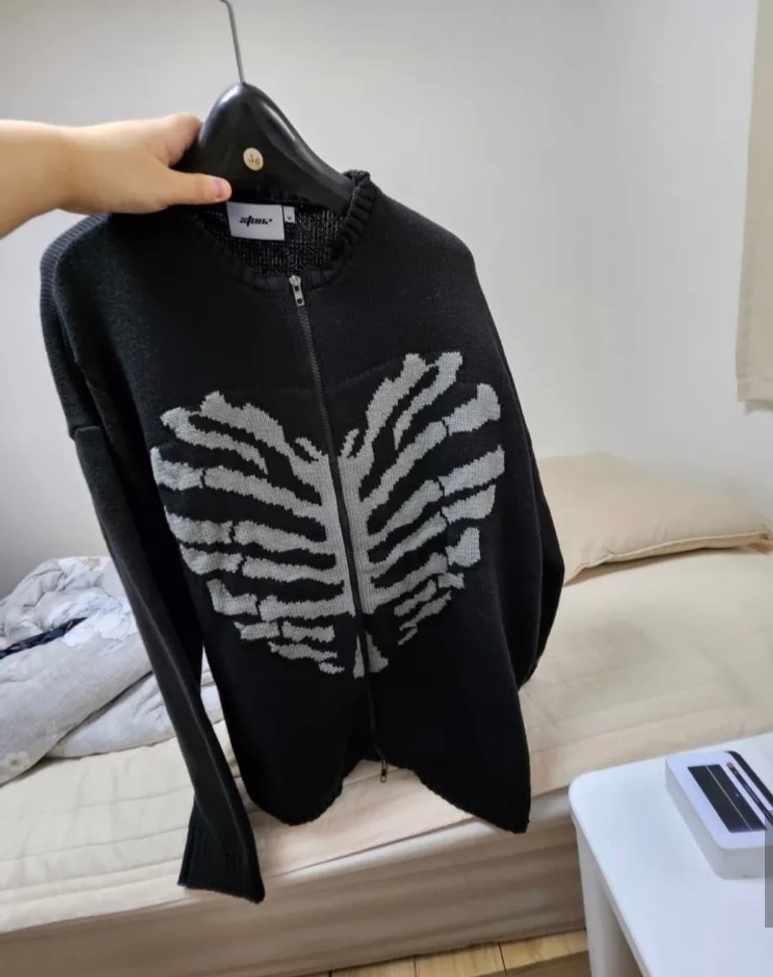 엑스톤즈 니트집업  상품이미지3