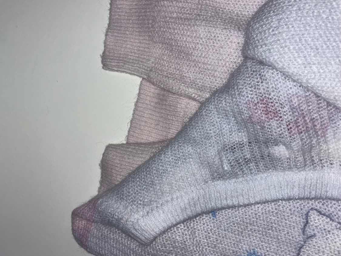 키르시 X 피투 콜라보 헤어리 니트 다크블루 상품이미지6