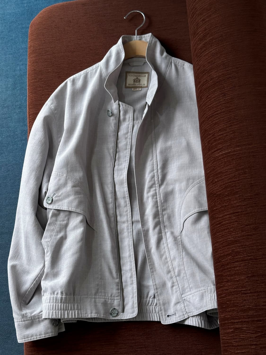 High count poly volume blouson 상품이미지1