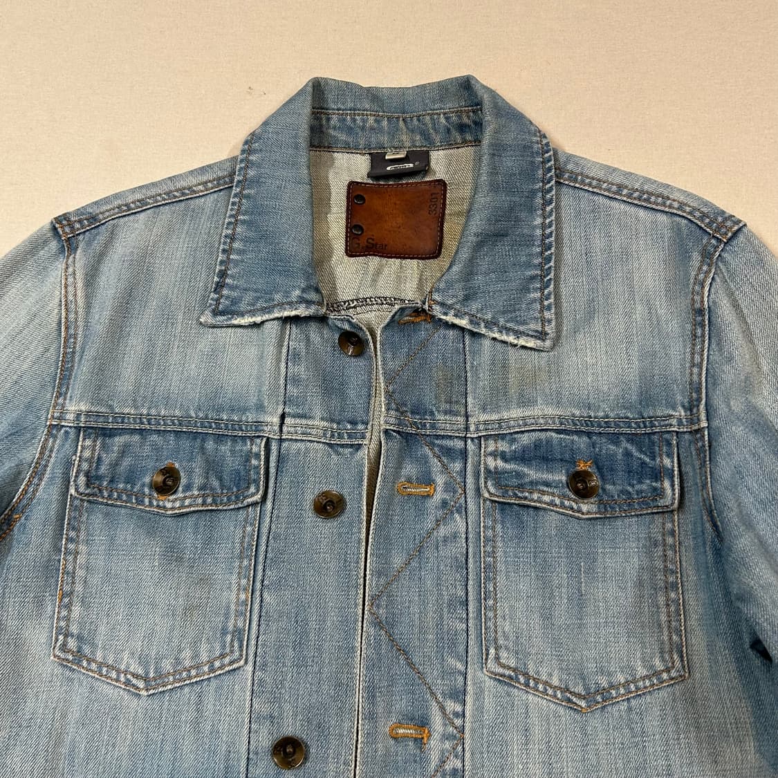M) 지스타로우 워싱 데님 자켓 상품이미지3