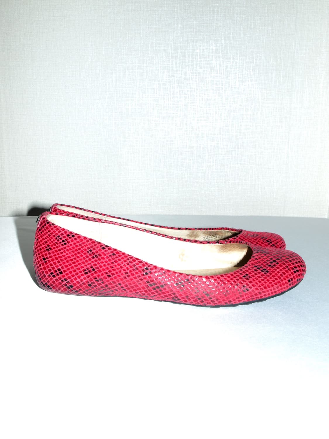 Faux Croc Flat Shoes 상품이미지4