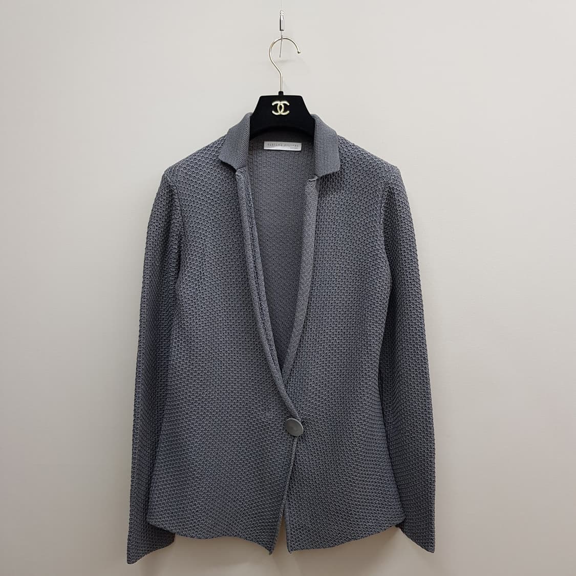 파비아나 필리피 코튼 텍스처 니트 자켓 M사이즈 상품이미지1