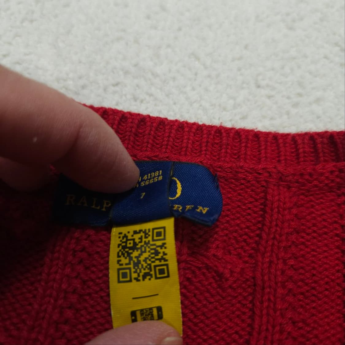 폴로 랄프 로렌 신형 QR 걸즈 가디건 S 상품이미지3