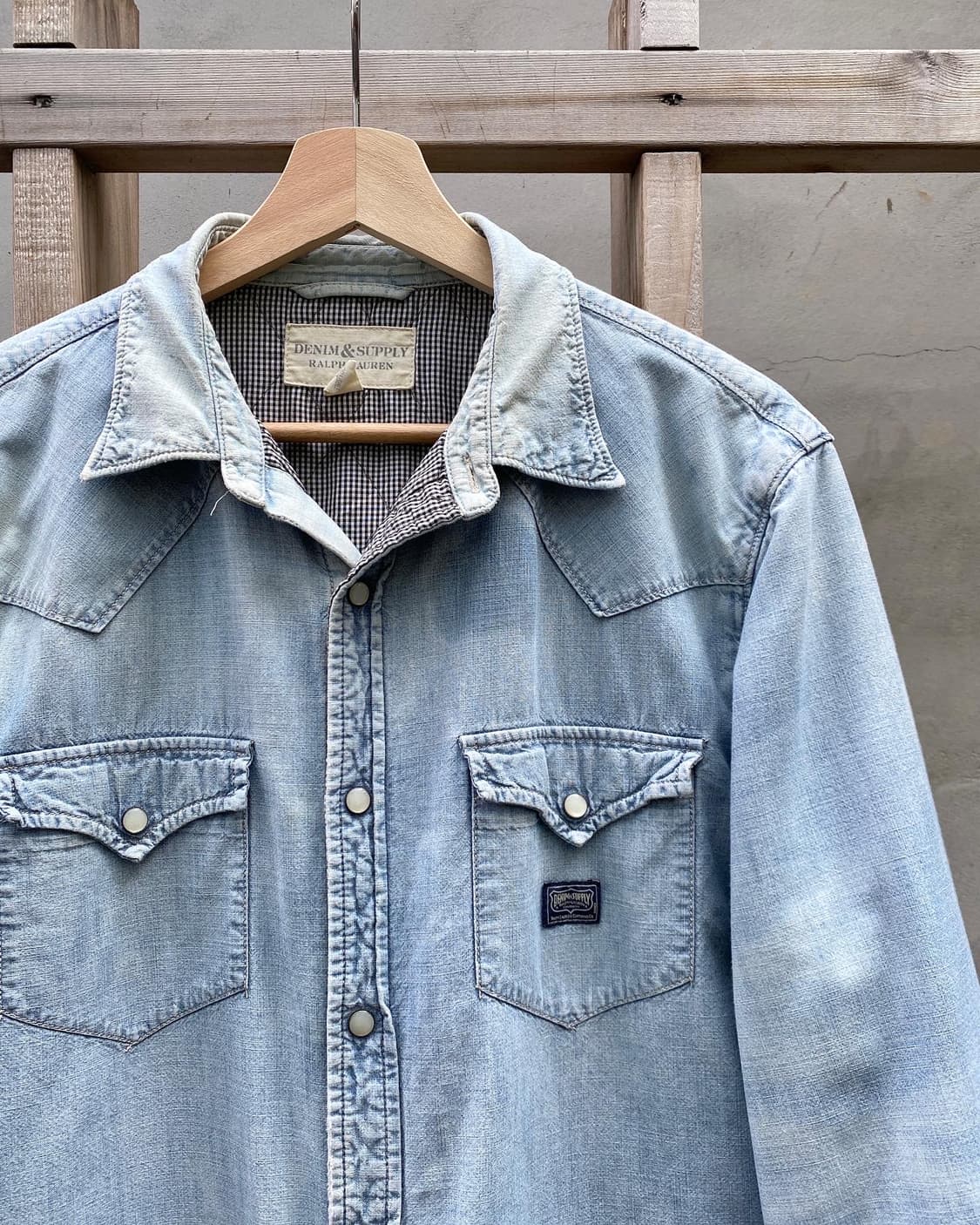 (103) 데님 앤 서플라이 퀼팅안감 웨스턴 셔츠 상품이미지2