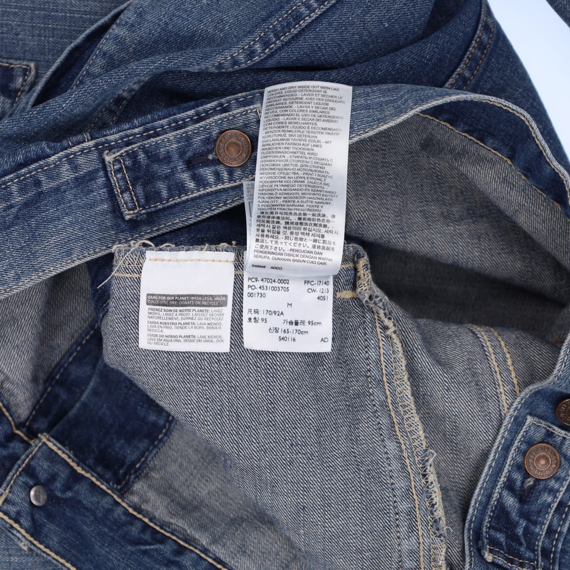 M 리바이스 데님 트러커 자켓 N7499 상품이미지4