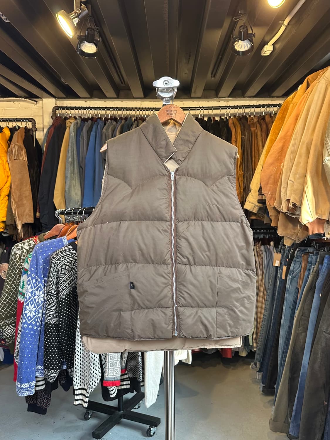 80s Sportchief 나일론 립스탁 덕다운 베스트 상품이미지1