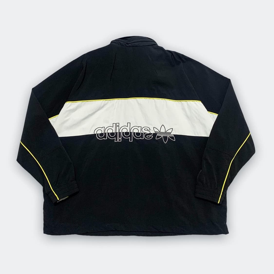 아디다스 빅로고 검흰 오레오 아노락 자켓 상품이미지3