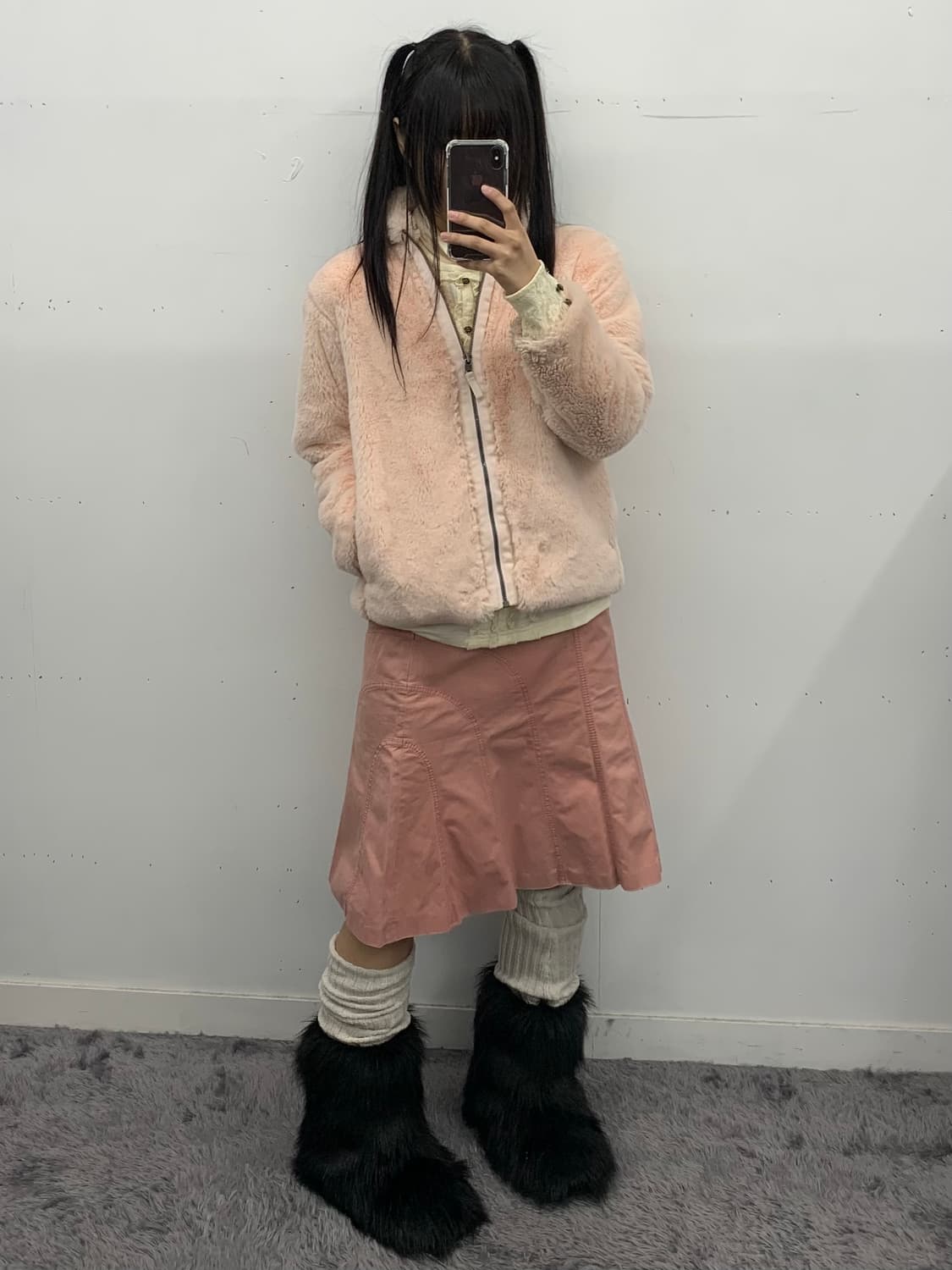 파타고니아 딸기우유 퍼 플리스  상품이미지3