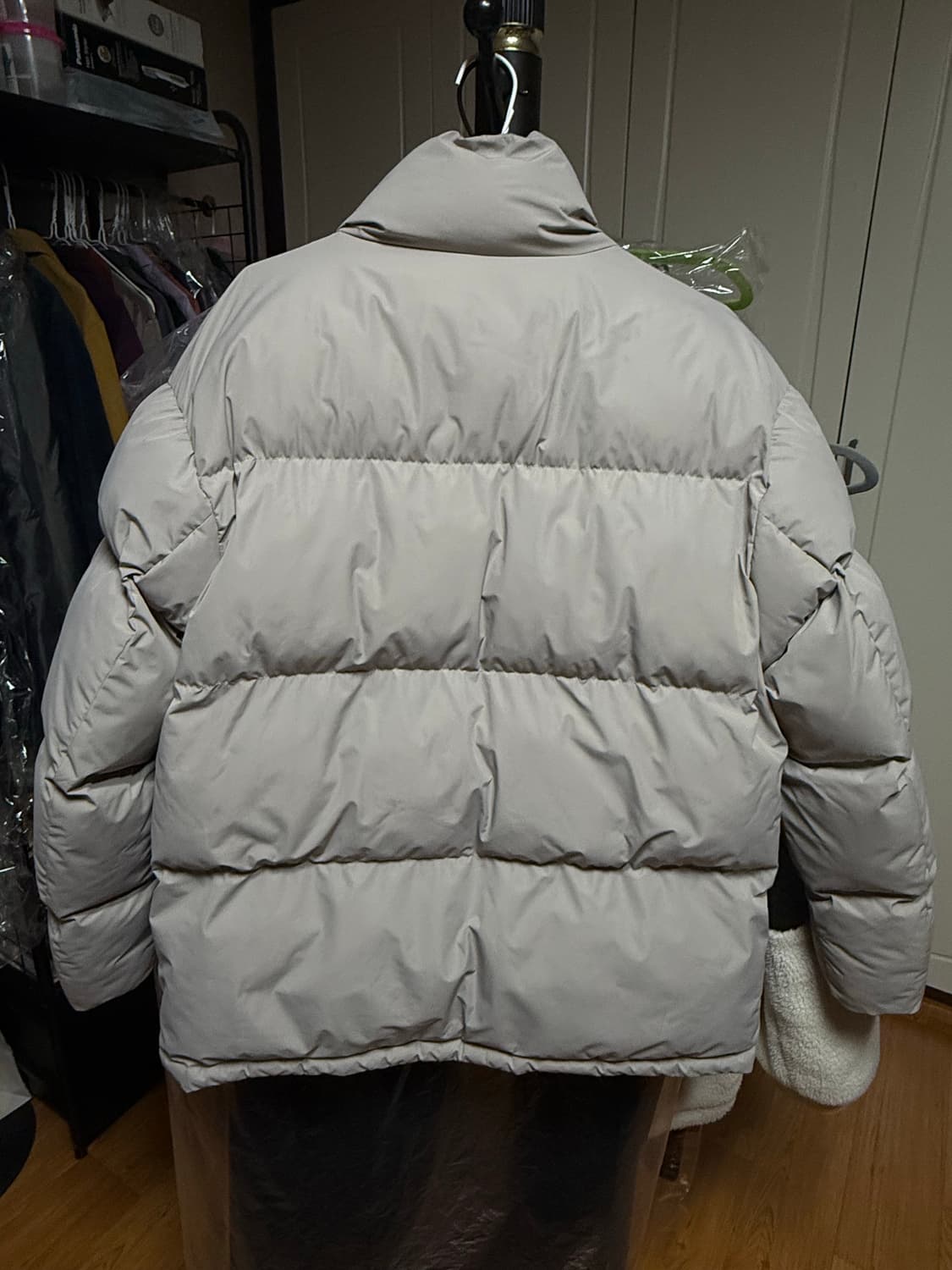 쿨트 - 826 헤비 패딩 자켓 (베이지/M) 상품이미지2