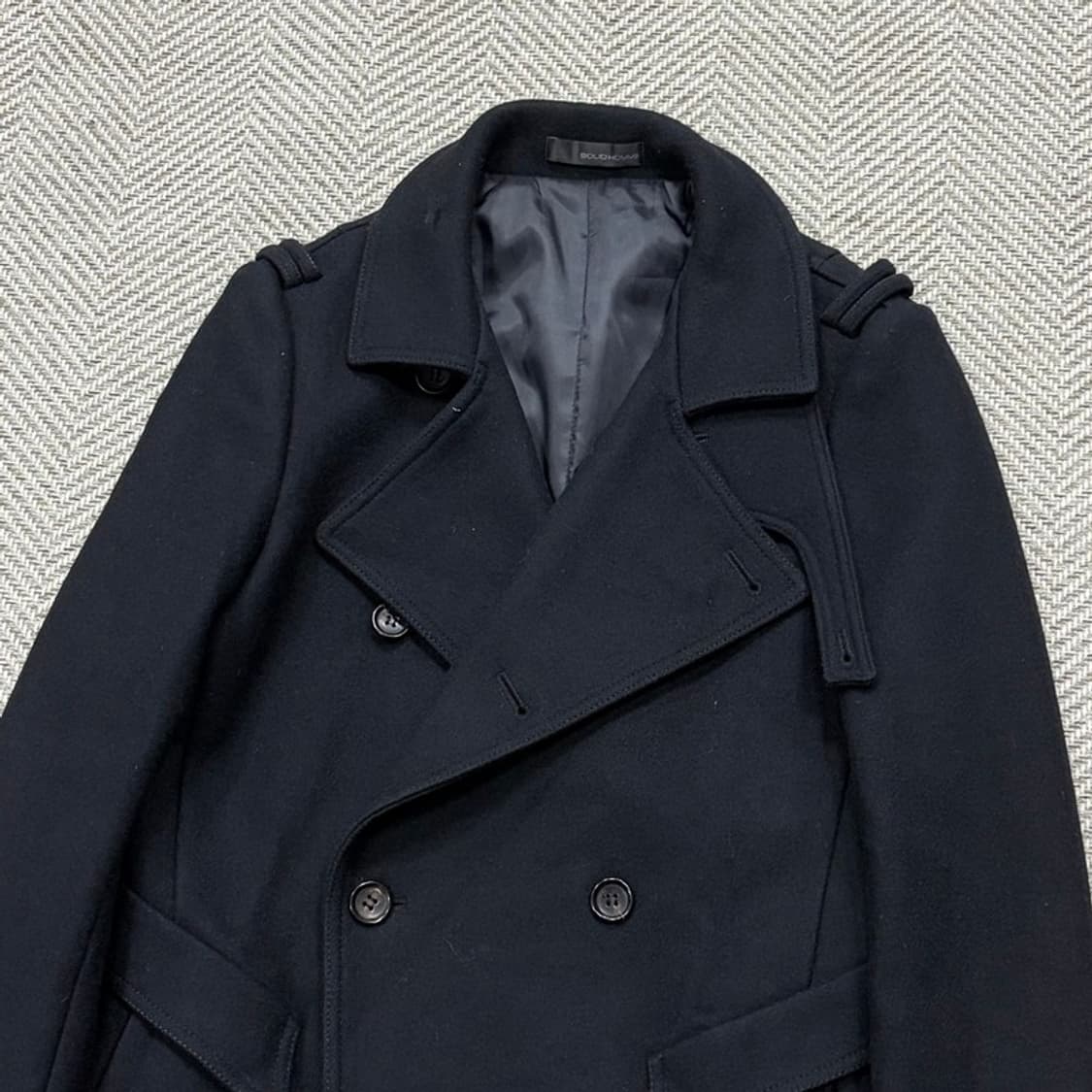 솔리드옴므 울블렌드 더블코트 v1998 상품이미지3