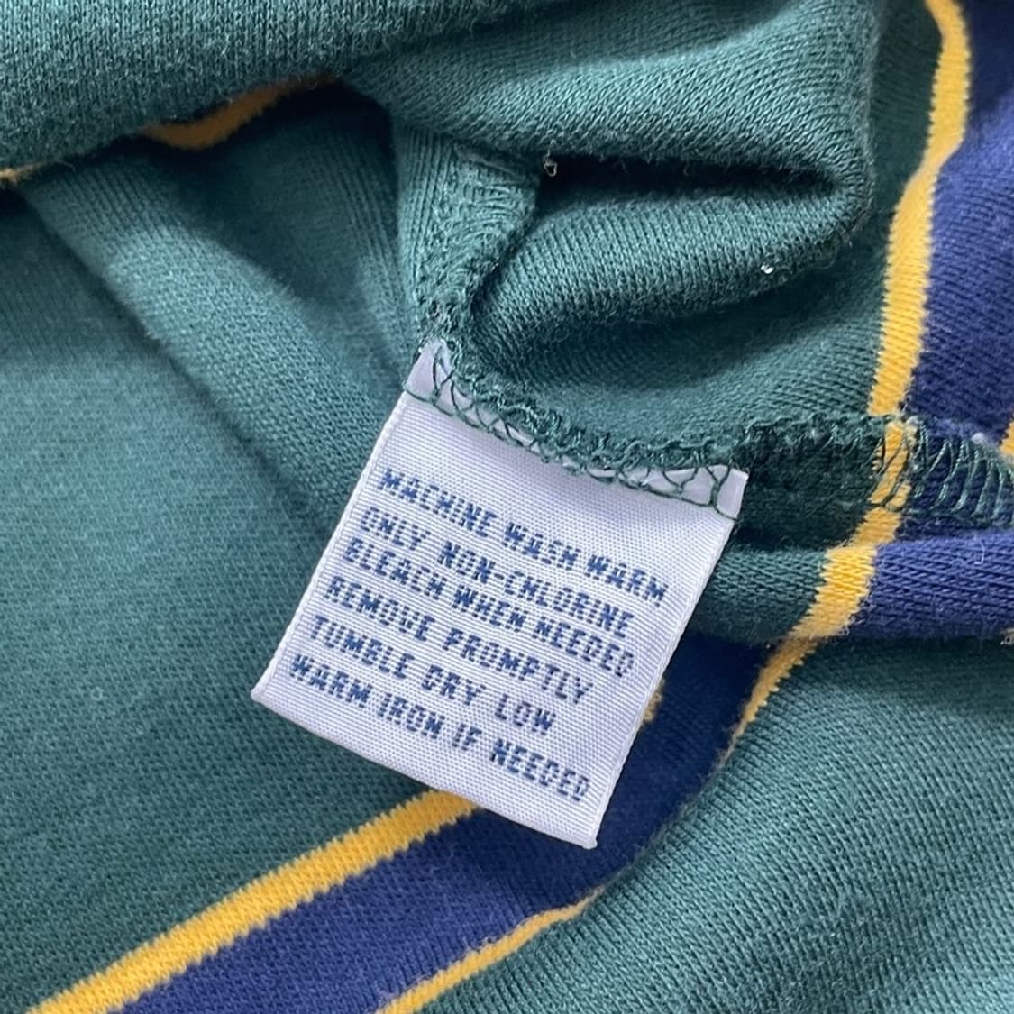 POLO RALPH LAUREN 피마코튼 스트라이프 카라티 그린 M 상품이미지5