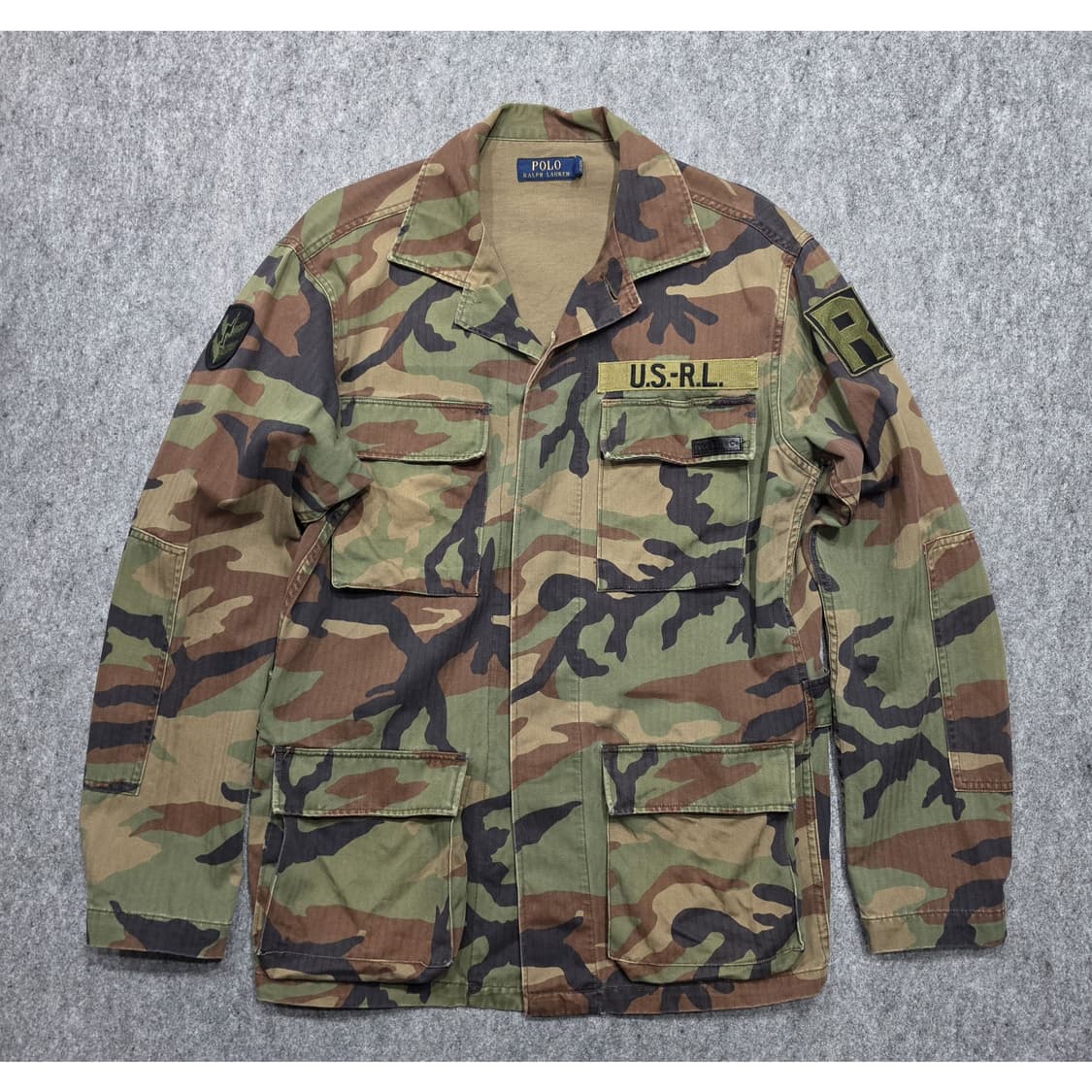 폴로 랄프로렌 카모플라쥬 밀리터리 자켓 S 상품이미지1