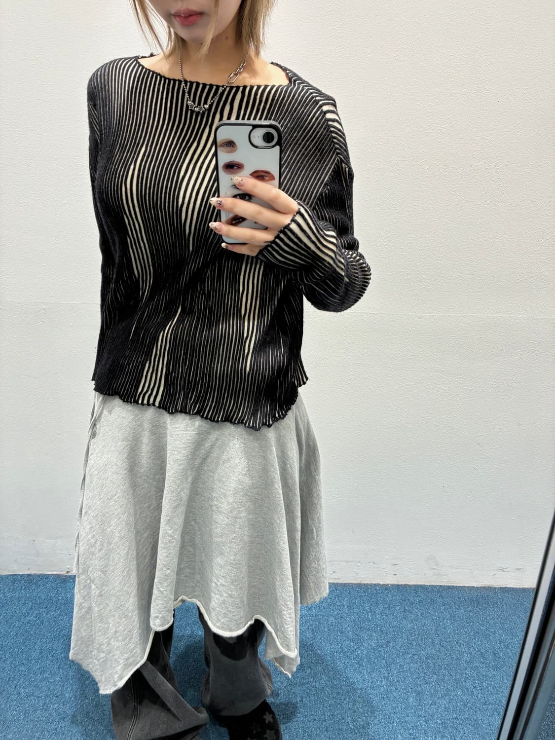 빈티지 니트슬리브 상품이미지2