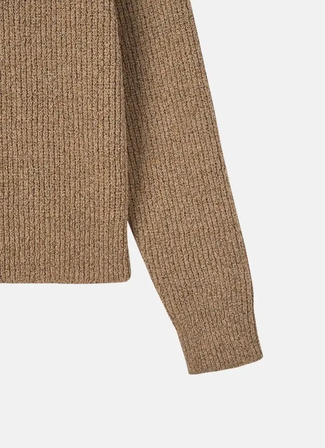 Lfm Boucle V-neck knit (camel) 상품이미지6