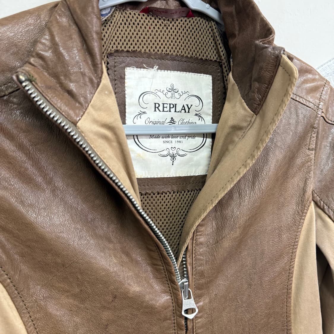 리플레이 램레더 자켓 상품이미지3