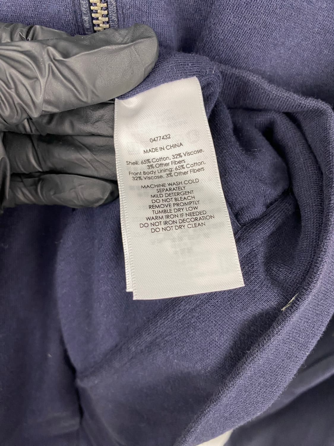 폴로 랄프로렌 네이비 집업 S 상품이미지6