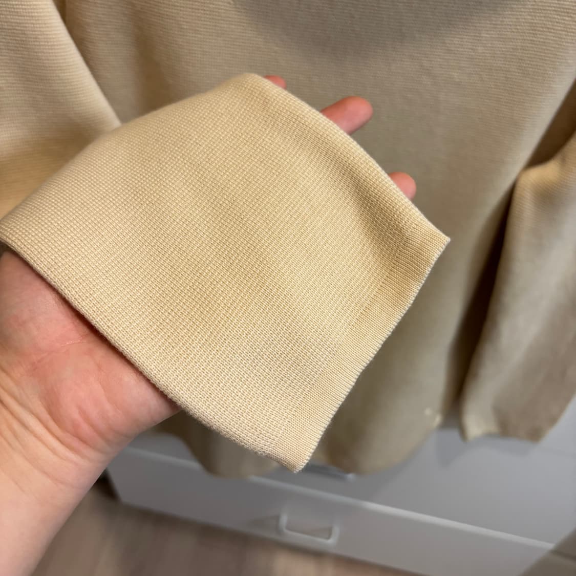 막스마라 반목 울100% 버터베이지 니트 상품이미지3