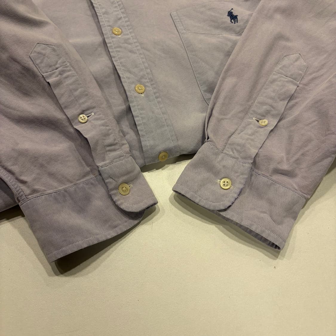 [XL] 폴로 랄프로렌 빅셔츠 포켓 옥스포드 라벤더 D772 상품이미지7