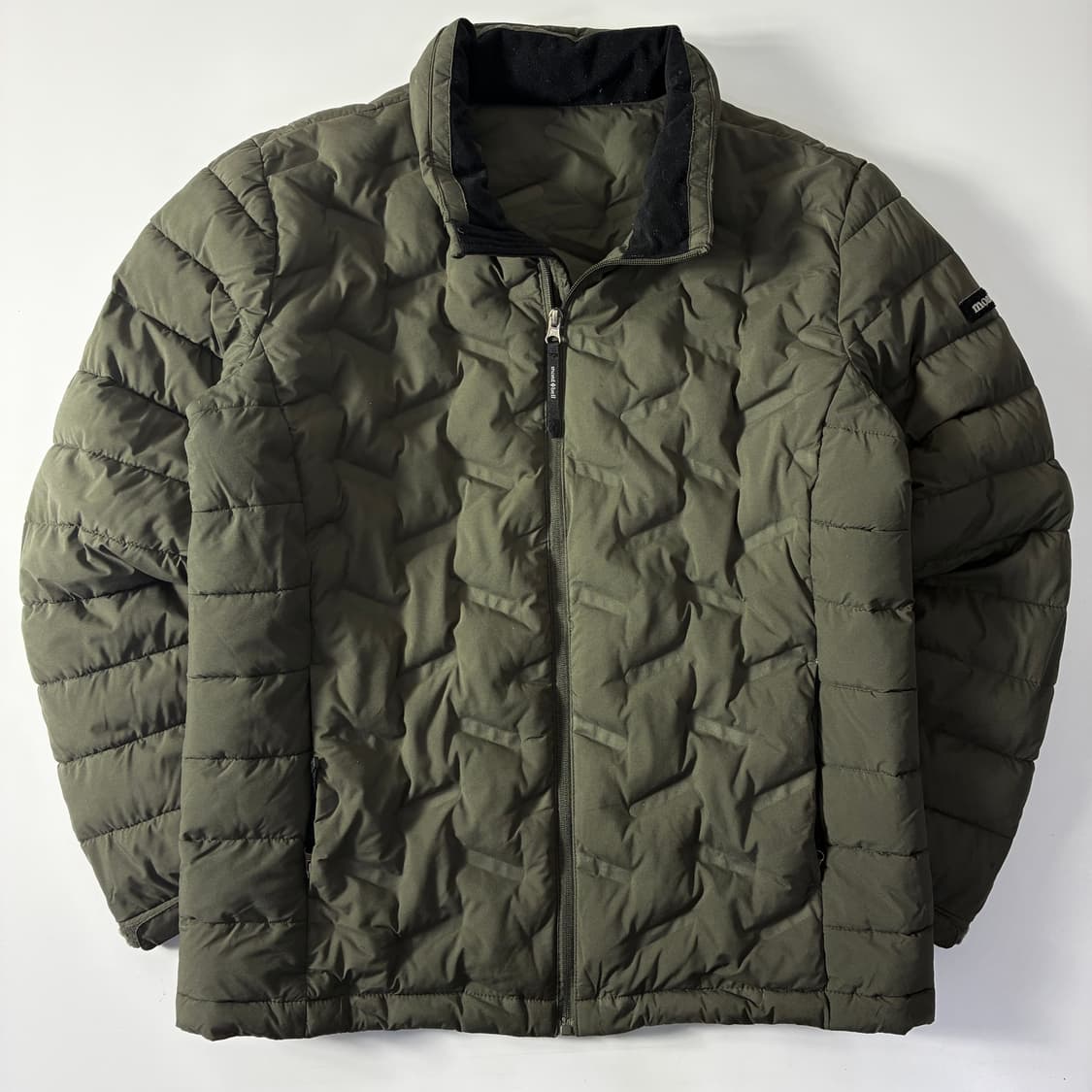 Mont-bell 몽벨 카키 튜브 누빔 패딩 자켓 상품이미지3