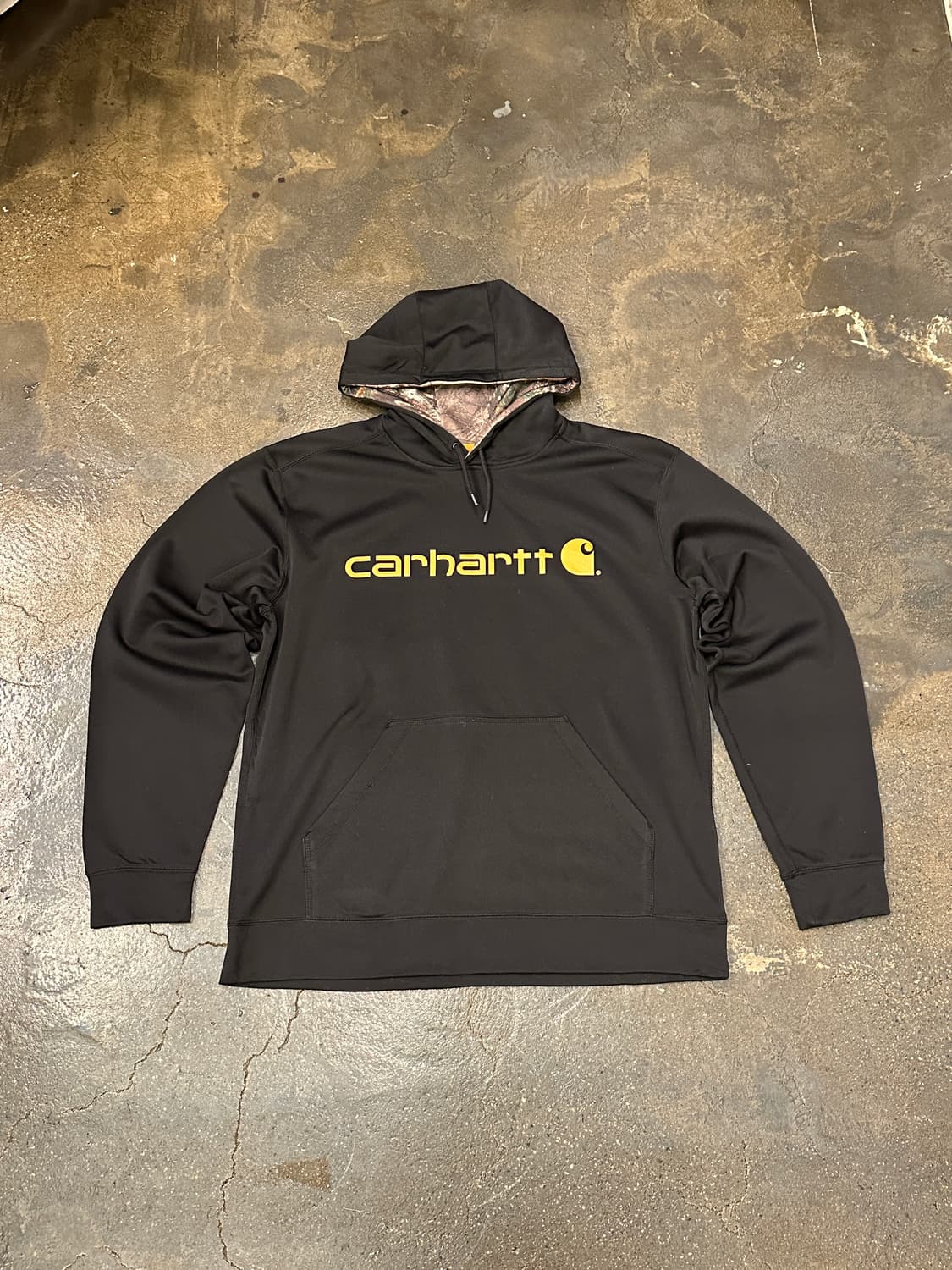 칼하트 블랙 카모 후드티 L 상품이미지1