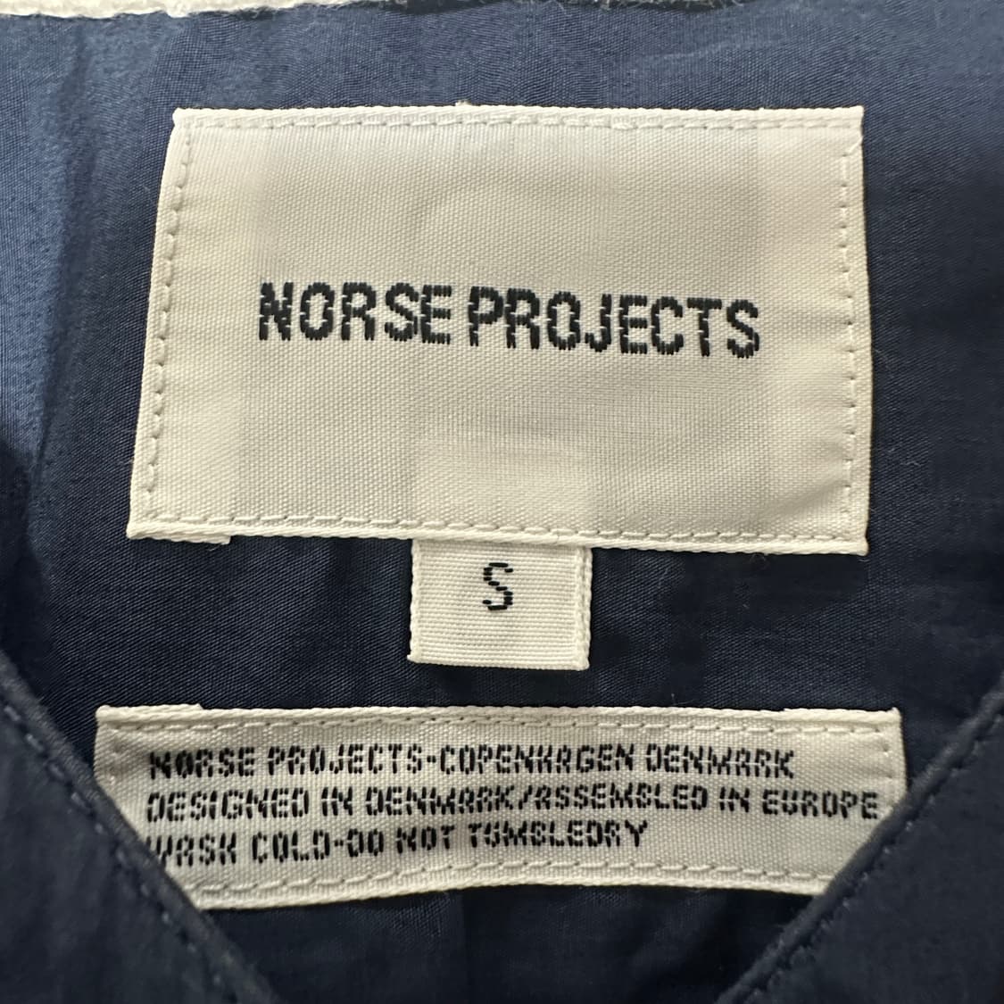 NORSE PROJECTS shirt navy 상품이미지3
