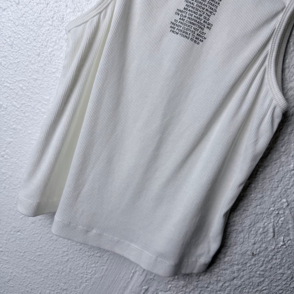 쓰리투에이티 LETTERING GRAPHIC SLEEVELESS 상품이미지7