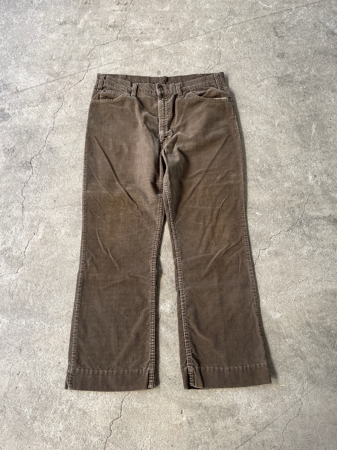 70s Levis 517 Coduroy Brown pants 상품이미지3