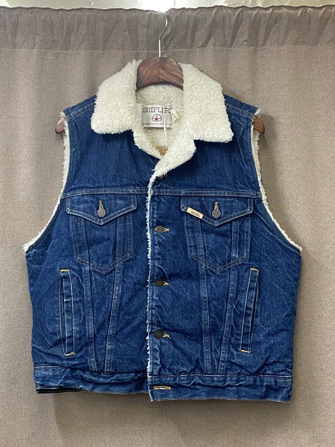 70s 데님 sheplers 조끼 베스트 상품이미지2